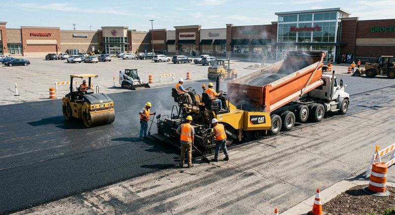 Industrial Asphalt Paving in Orange County, CA