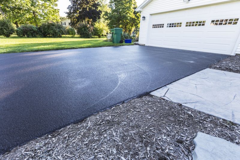 Freshly Paved Asphalt Surface